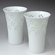 Arita porcelain rock glass