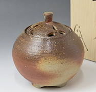 Bizen incense pot
