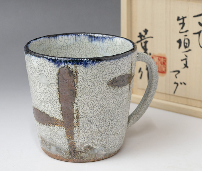Kohiki Ikegakimon mug #1 by Kimata Kaoru