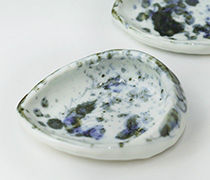 Abalone shape small dish