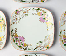 Shosoin Treasure-Inspired Small plate from Kinsen