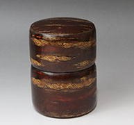 Cherry tree bark tea caddy