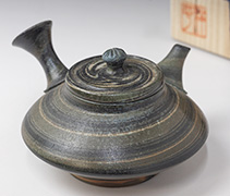 Tokoname Mayake teapot by Konishi Yohei